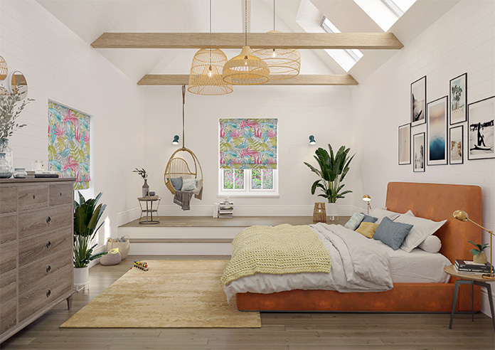 Maldives, Begonia - Twist&Fit Roman Blind - Image 9